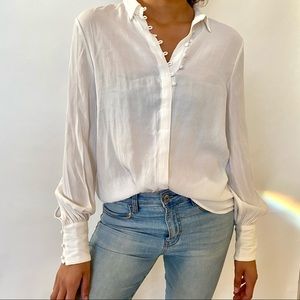 Kimchi Blue white blouse